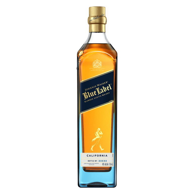 Johnnie Walker Blue Label Blended Scotch Whisky California 750ml