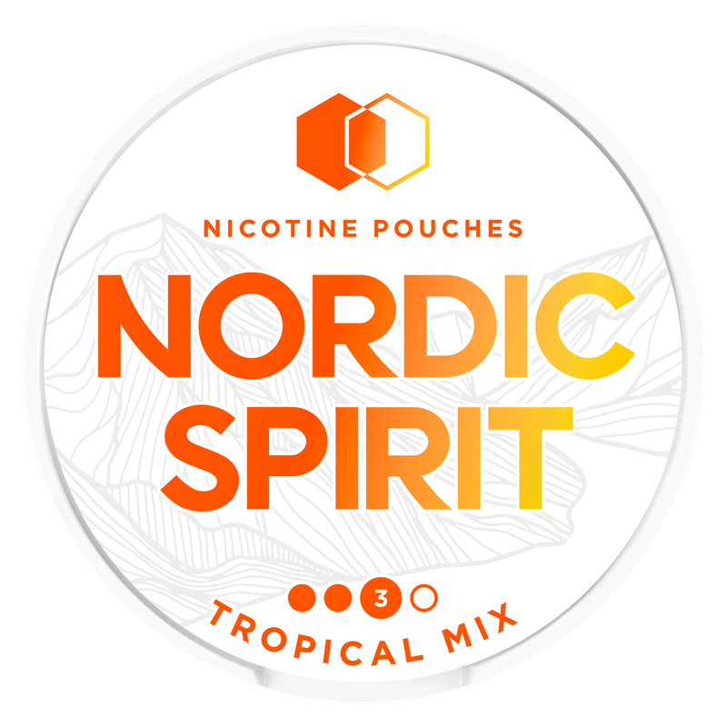 Nordic Spirit Nicotine Pouches Tropical Mix Strong (9mg), 20pcs
