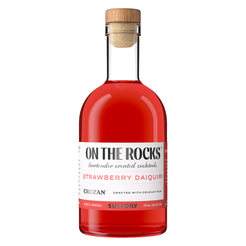 On The Rocks Cruzan Strawberry Daiquiri 375 ml