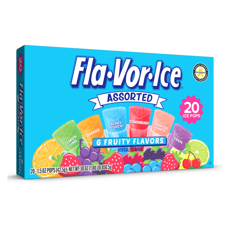 Fla-Vor-Ice Freezer Bars Assorted 20ct