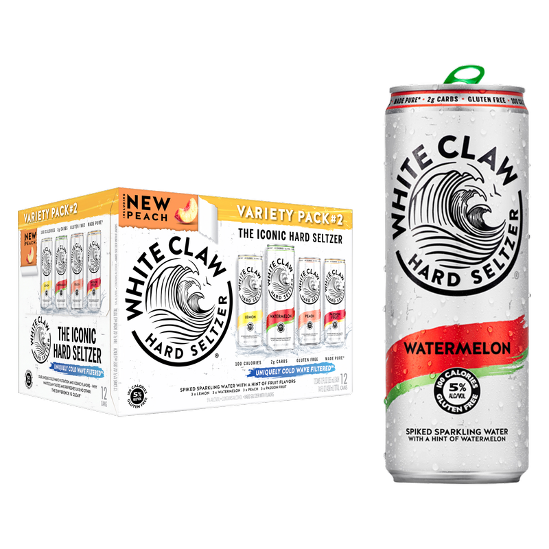 White Claw Seltzer Flavor No. 2 Variety 12pk 12oz Can 5.0% ABV