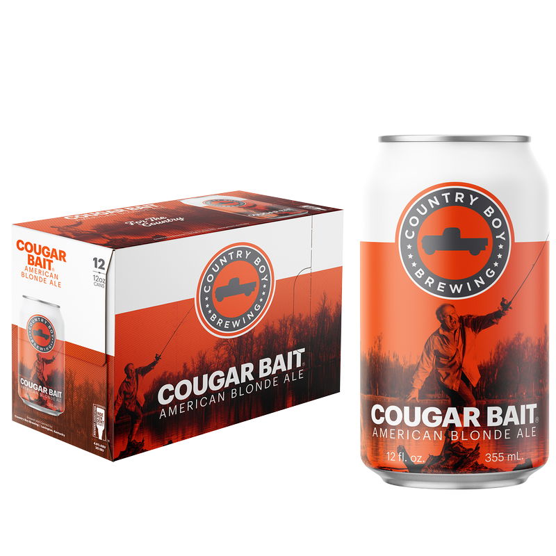 Country Boy Brewing Cougar Bait Blond Ale 12pk 12oz Can 5.0% ABV