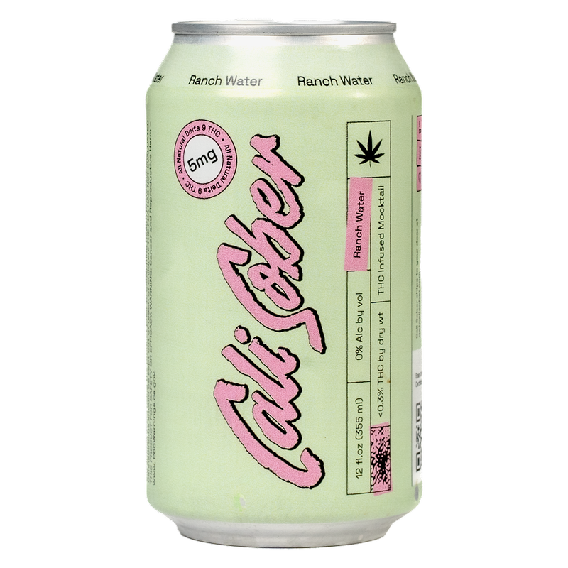 Cali Sober 5mg THC Ranch Water 4pk 12oz Can