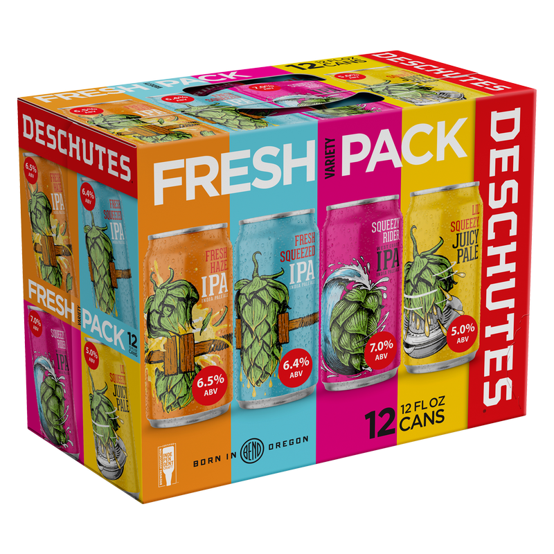 Deschutes Fresh Pack Variety 12pk 12oz Can ABV Varies