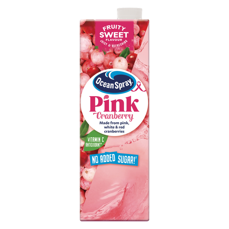 Ocean Spray Pink Cranberry Juice, 1L
