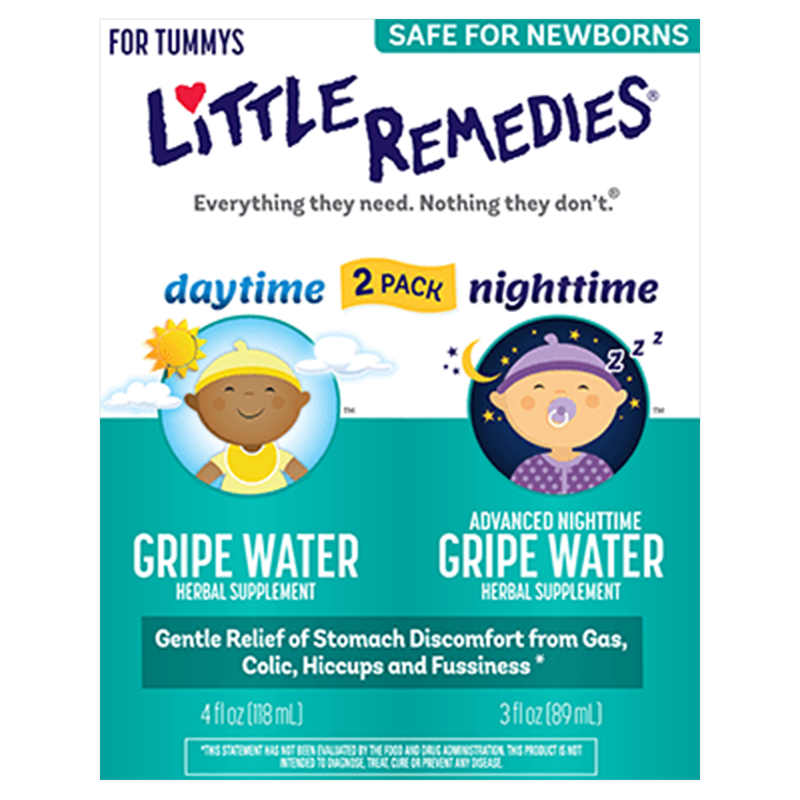 Little Remedies Daytime & Nighttime Gripe Water 4oz 2pk