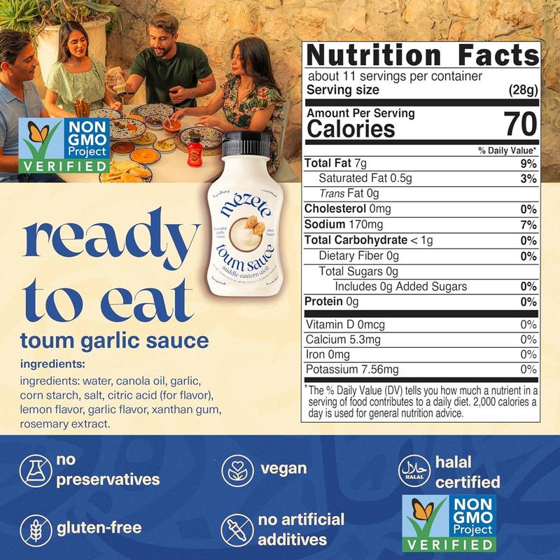 Mezete Toum Sauce 11.1oz