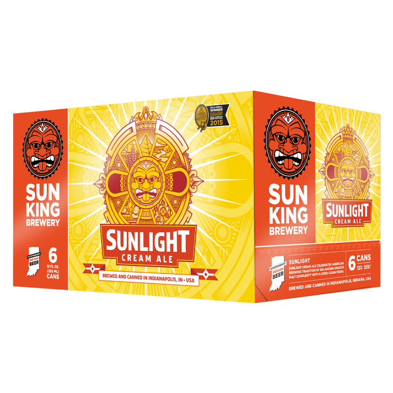 Sun King Sunlight Cream Ale 6pk 12oz Can 5.2% ABV