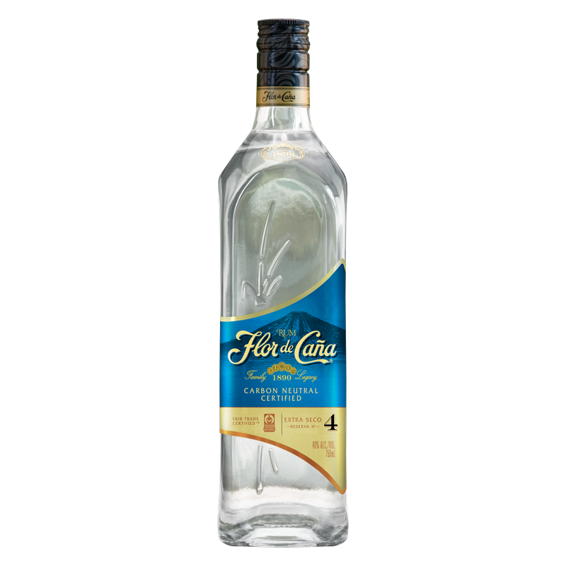 Flor de Cana Extra Seco Silver Rum 750 ml