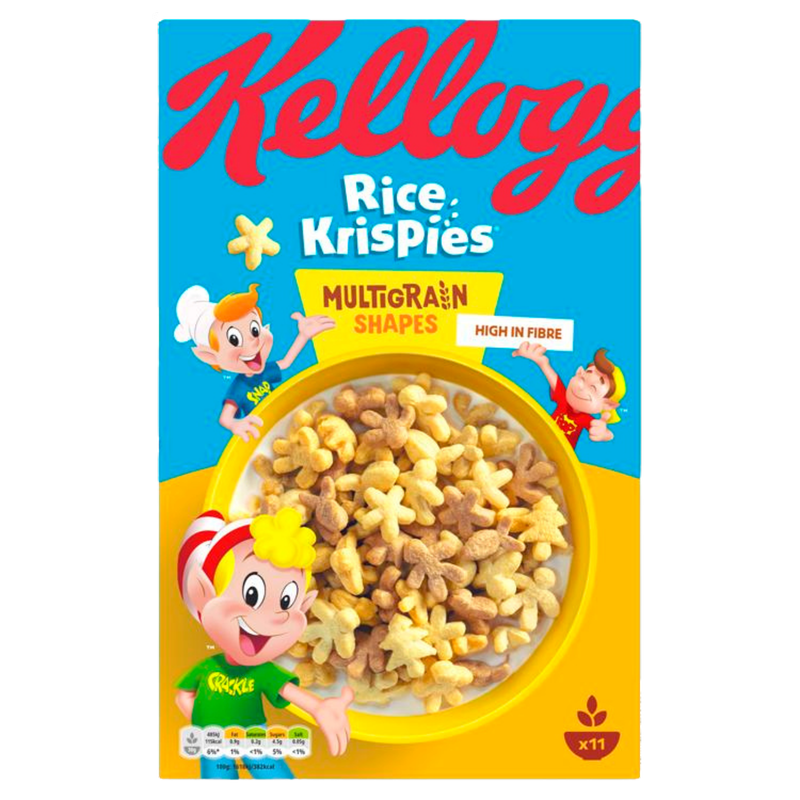 Kellogg's Rice Krispies Multi-Grain Shapes, 350g