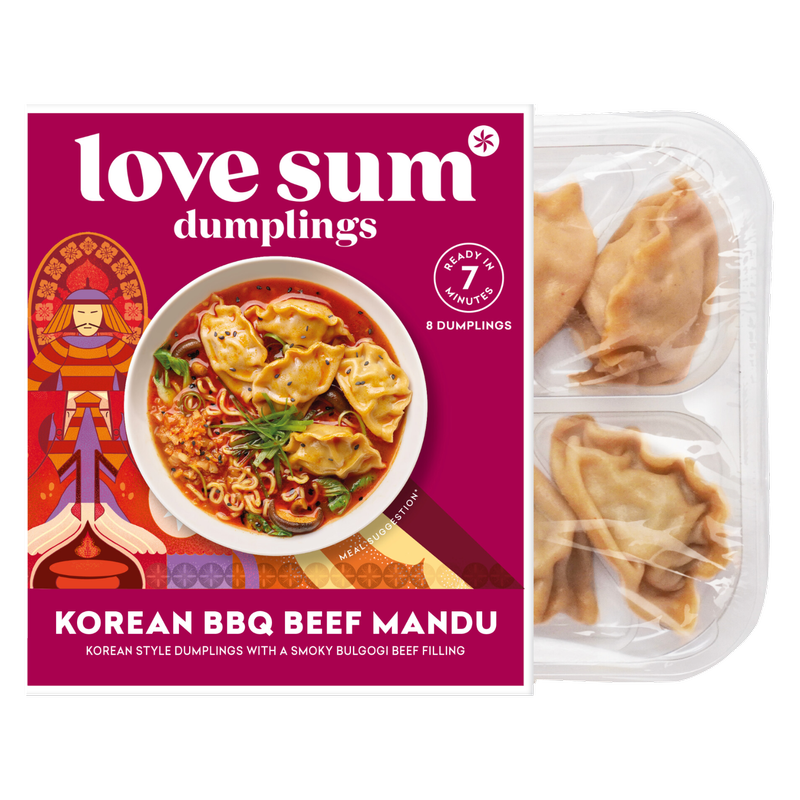 Love Sum Dumplings Korean BBQ Beef Mandu, 8pcs