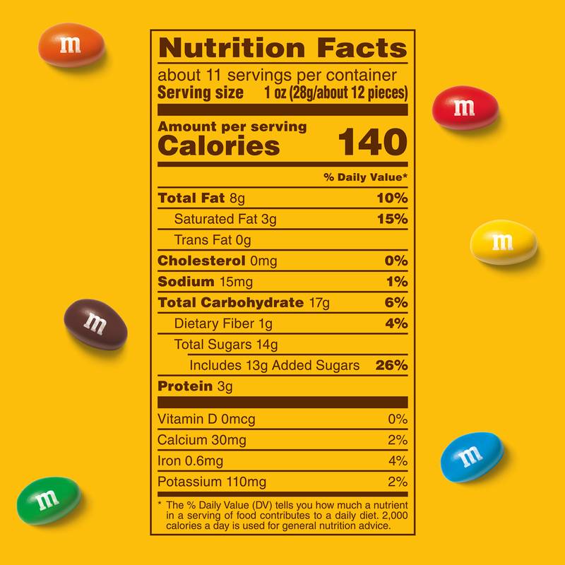 M&M's Peanut Milk Chocolate Candies 10.7oz