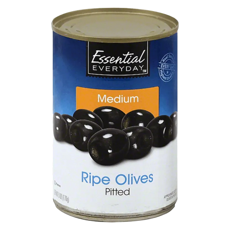 Essential Everyday Medium Ripe Olives, 6oz. 