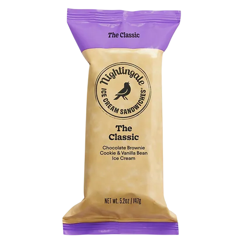 Nightingale Ice Cream Classic Ice Cream Sandwich 5.9oz