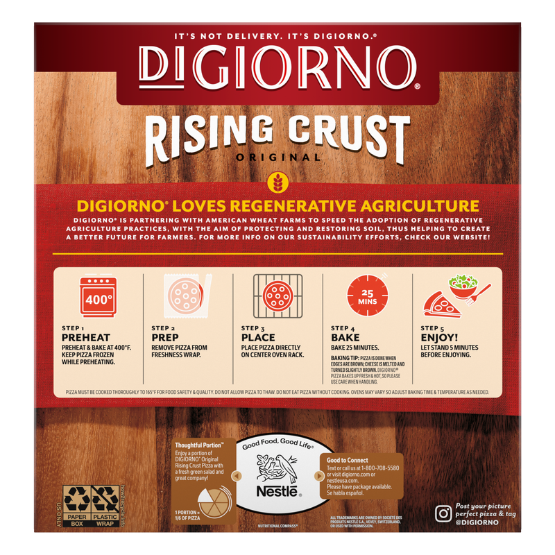 DiGiorno Rising Crust Supreme Pizza, 29.3oz.