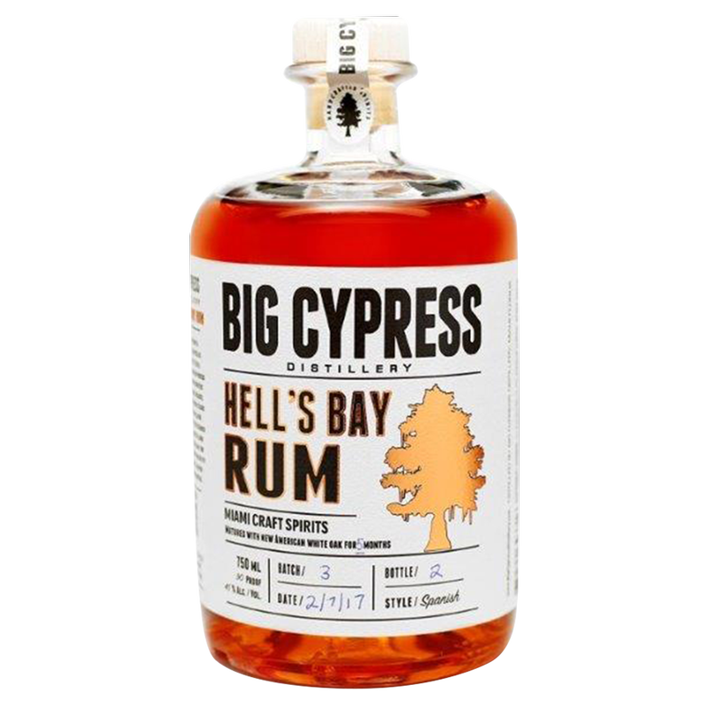 Big Cypress Distillery Hell's Bay Rum 750ml (90 Proof)