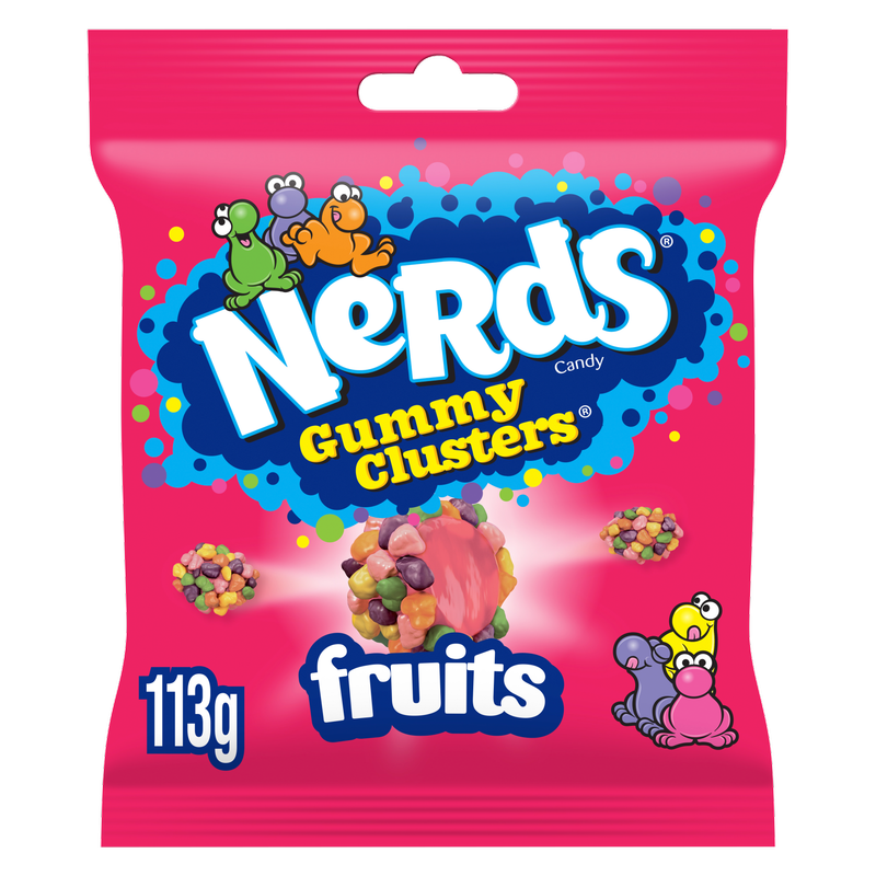 Nerds Fruity Gummy Clusters, 113g