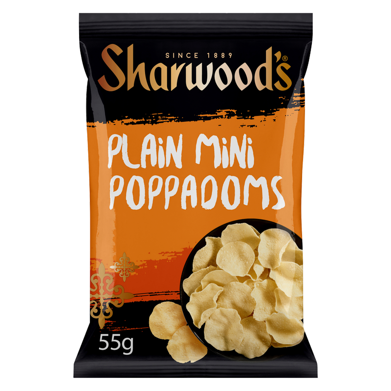 Sharwood's Mini Poppadoms, 55g