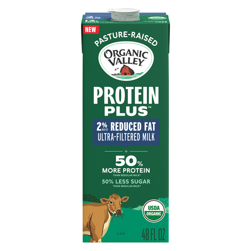 Organic Valley Protein+ 2% Milk 48oz Ctn - Delivered In As Fast As