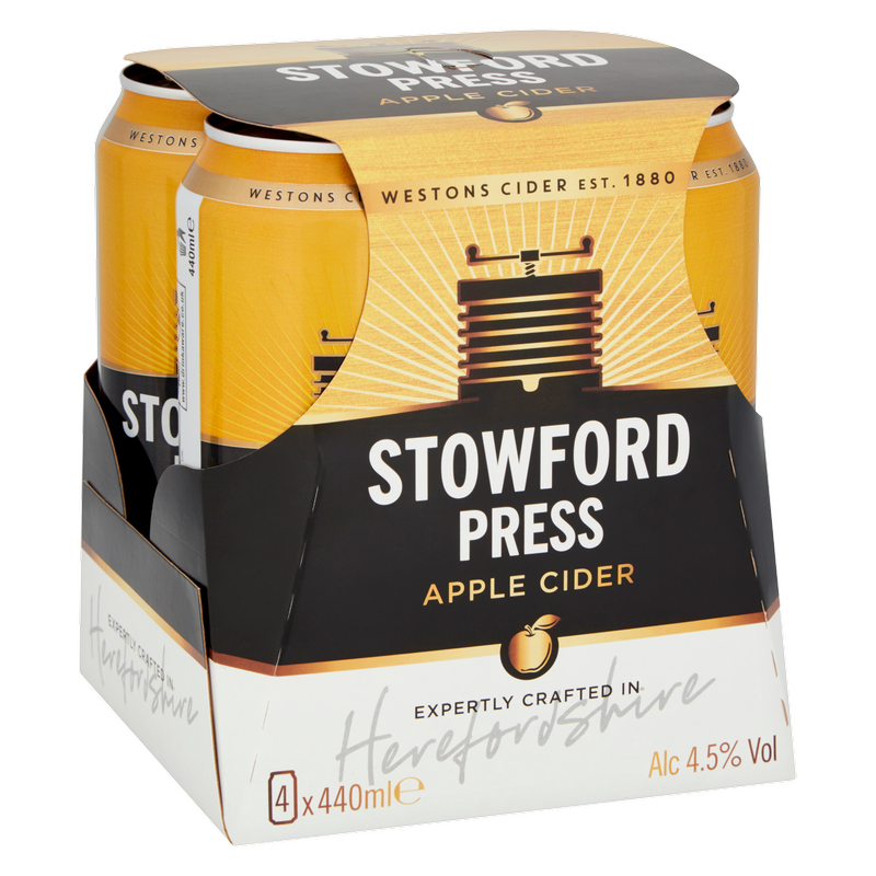 Stowford Press Apple Cider, 4 x 440ml