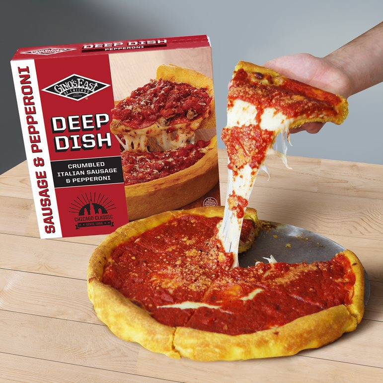 Gino's East Sausage & Pepperoni Deep Dish Pizza 9-Inch