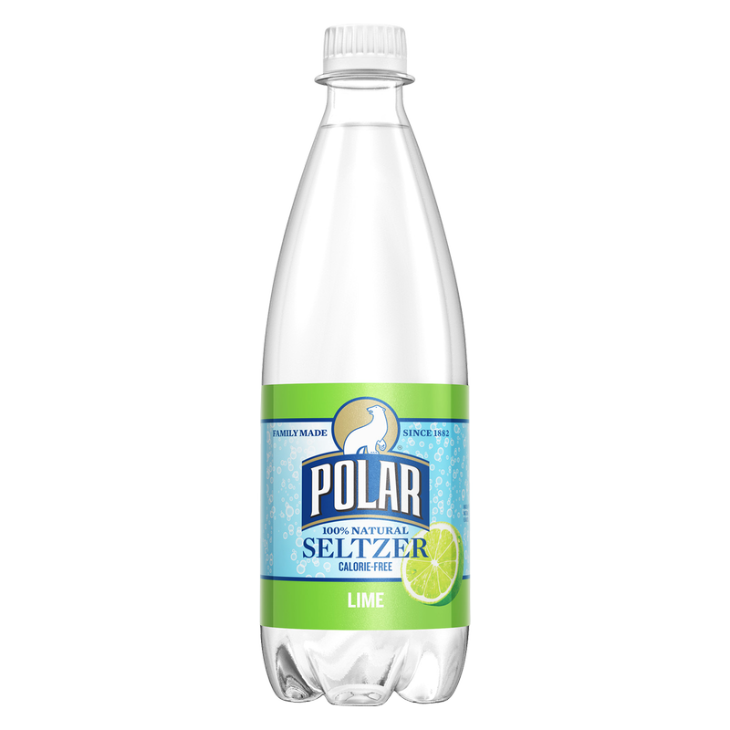 Polar Lime Seltzer Water 20oz