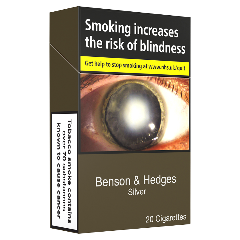 Benson & Hedges Silver Cigarettes, 20s
