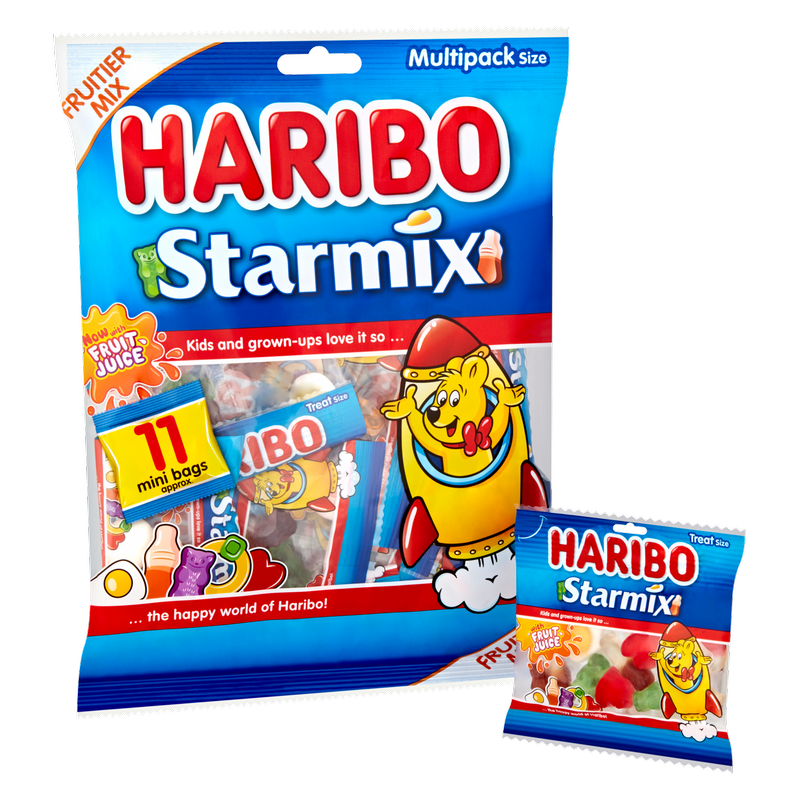 Haribo Starmix Mini Bag Multipack, 11 x 16g