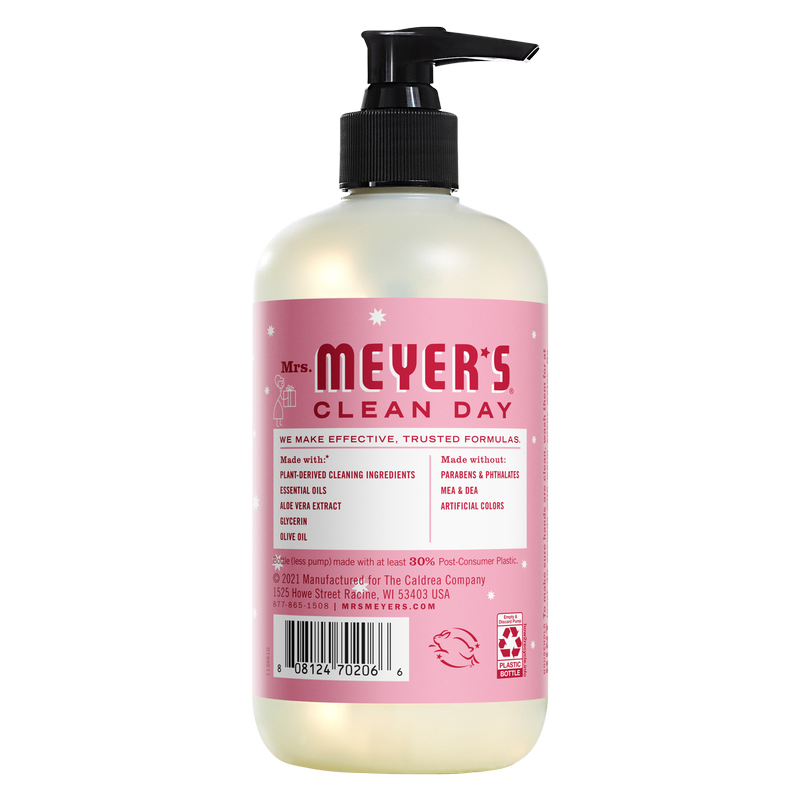Mrs. Meyer's Clean Day Liquid Hand Soap, Peppermint Scent, 12.5 Ounce Bottle