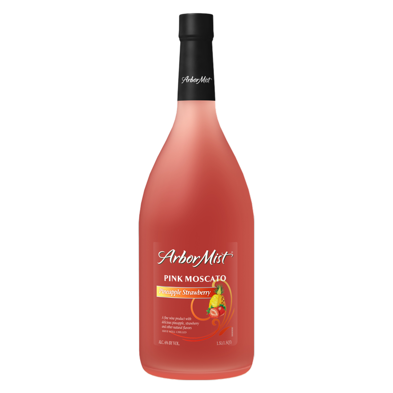 Arbor Mist Pineapple Strawberry Pink Moscato 1.5L 6% ABV