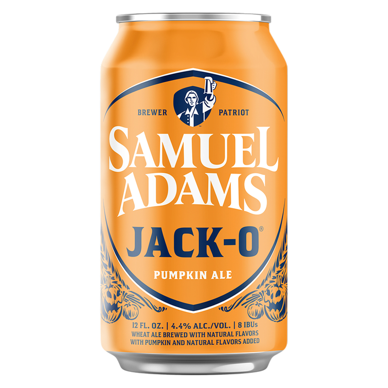 Samuel Adams Jack-O Pumpkin Ale 12oz 12pk Can 4.5% ABV