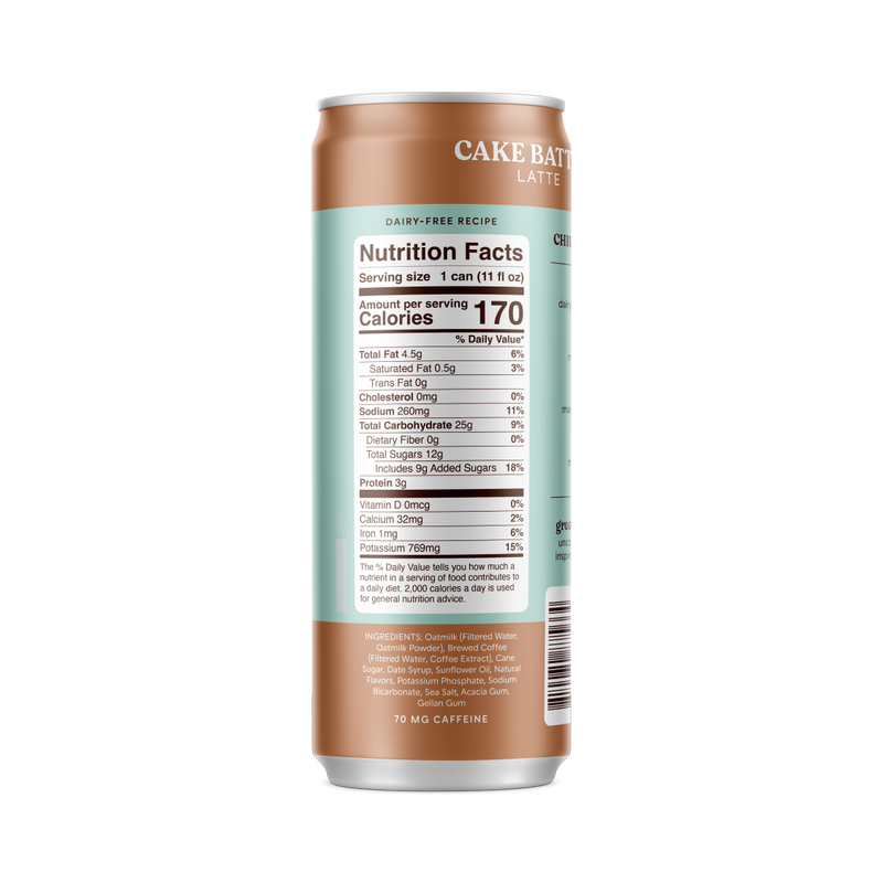 Chamberlain Coffee Oatmilk Cake Batter Latte 11oz Can