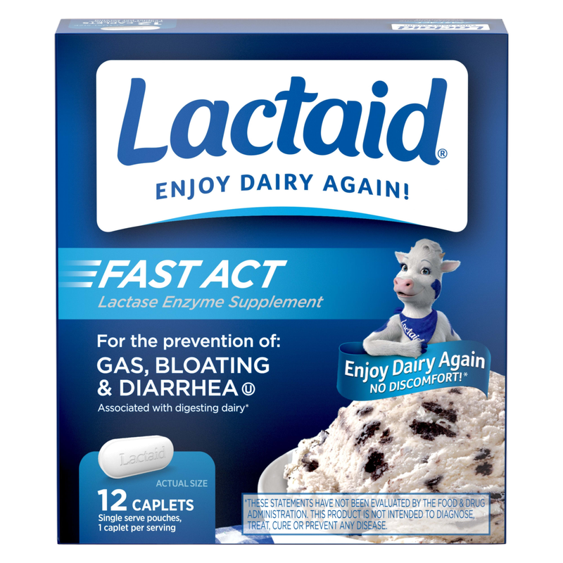 Lactaid Fast Act Caplets 12ct