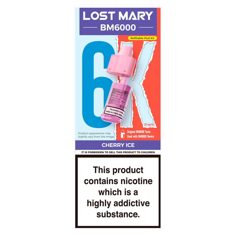 elfbar elfa master akku Vape Disposable Lost Mary BM6000 – Refill Pod – Strawberry Watermelon