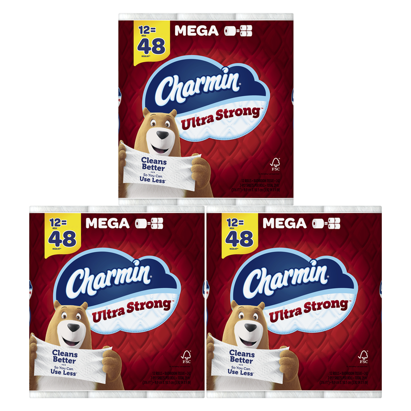 Charmin Ultra Strong Toilet Paper Mega Rolls 36ct
