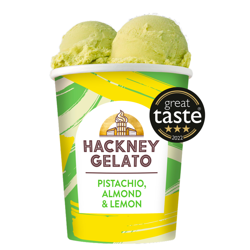 Hackney Gelato Pistachio, Almond & Lemon, 460ml