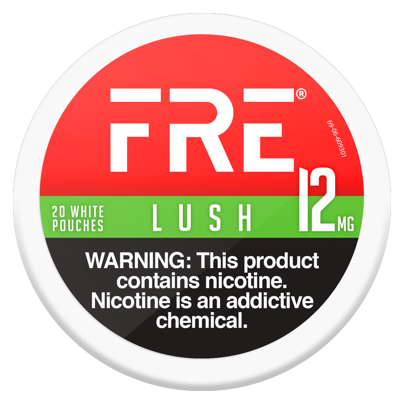 FRE Lush Nicotine Pouches, 12mg