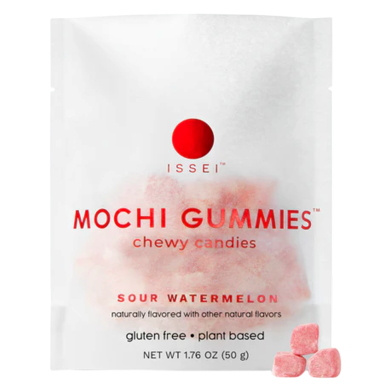 Issei Sour Watermelon Mochi Gummies, 1.76 oz