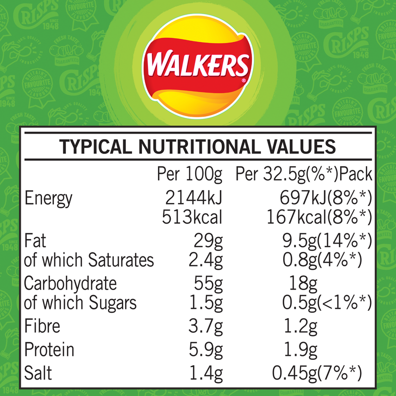 Walkers Pickled Onion, 32.5g