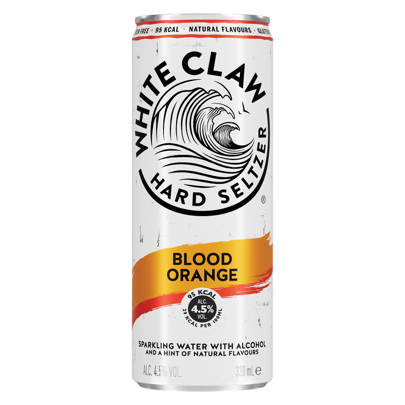 White Claw Blood Orange Hard Seltzer, 330ml