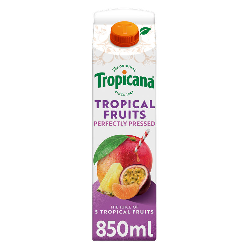 Tropicana Tropical Fruit Juice, 850ml