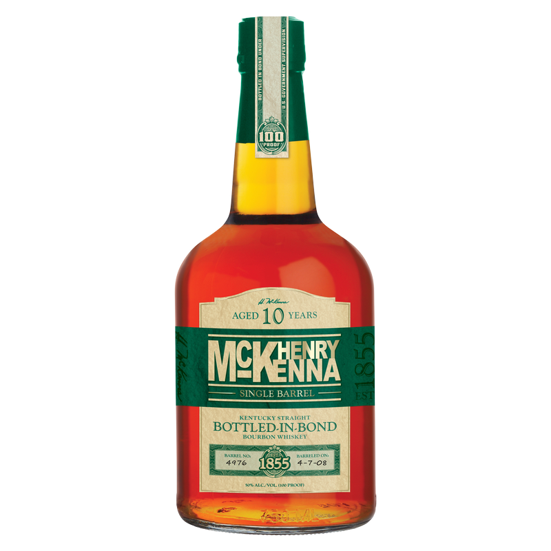 Henry McKenna 10 Yr Single Barrel Bourbon 750ml (100 Proof)