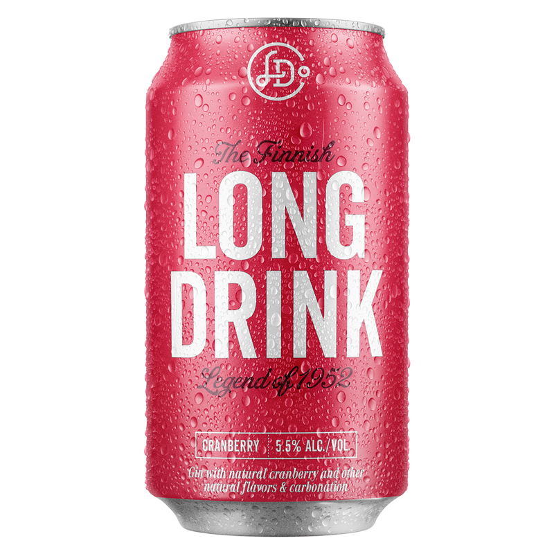 Long Drink Cranberry Single 12oz Can 5.5% ABV