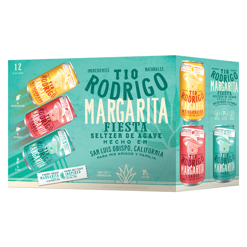 Tio Rodrigo Margarita Seltzer Variety Pack 12pk 12oz Cans