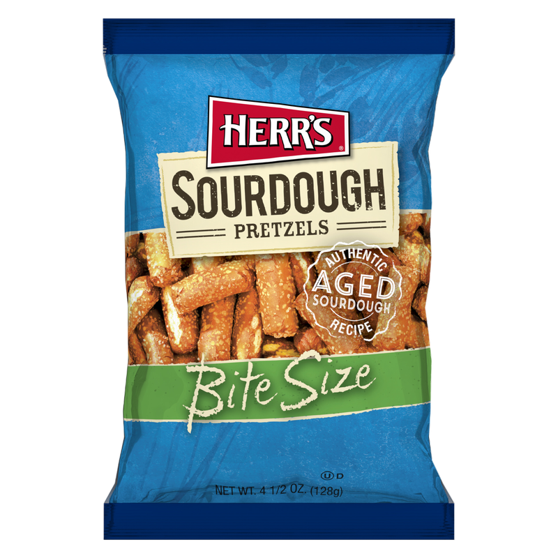 Herr's Sourdough Bite Size Pretzels, 4.5 oz