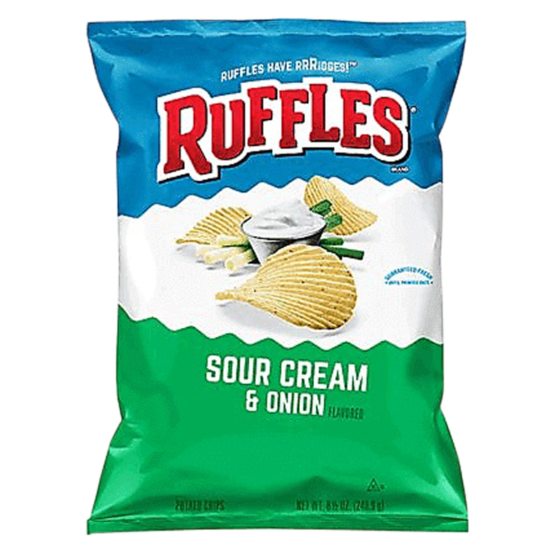 Ruffles Sour Cream & Onion 8.5oz