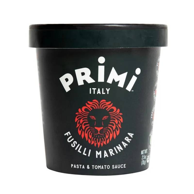 Primi Pasta Cup with Marinara Sauce, 2.5oz. 