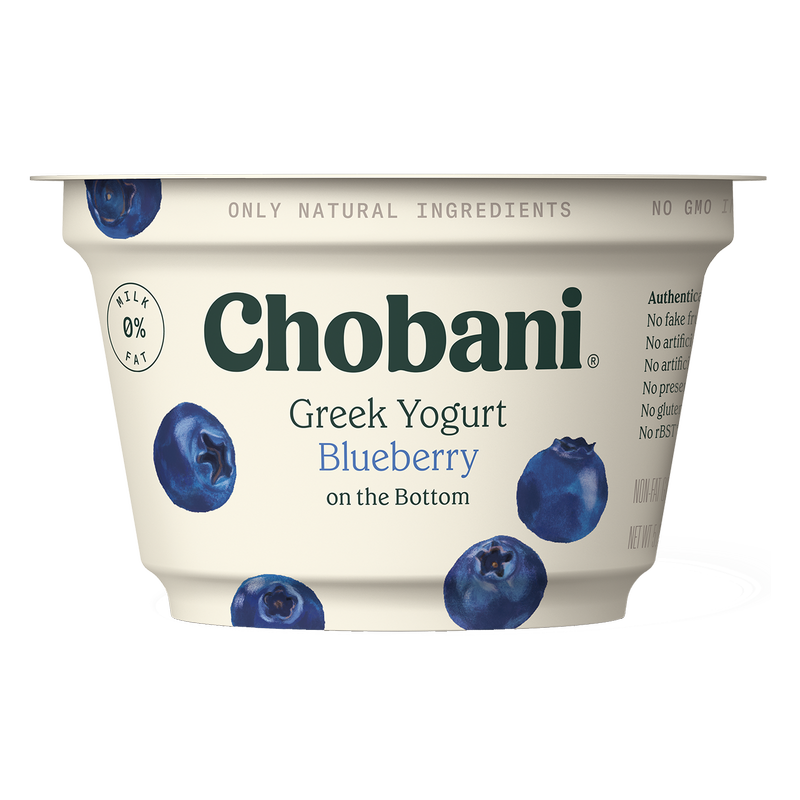 Chobani Blueberry on the Bottom Non-Fat Greek Yogurt - 5.3oz
