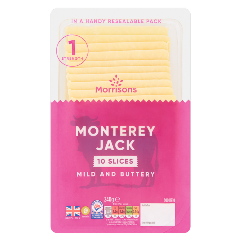 Morrisons Monterey Jack Slices, 240g