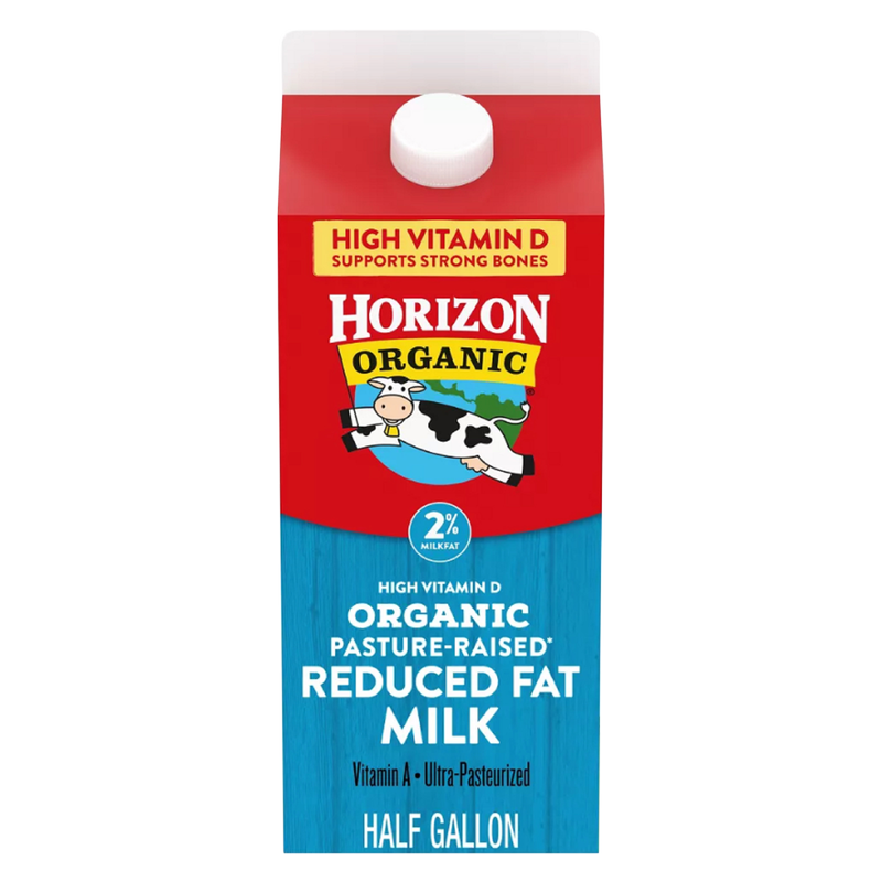 Horizon Organic 2% Reduced Fat Milk - 1/2 Gallon